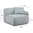 TOV Furniture Travie Performance Corduroy Velvet Chair