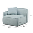 TOV Furniture Travie Performance Corduroy Velvet Chair