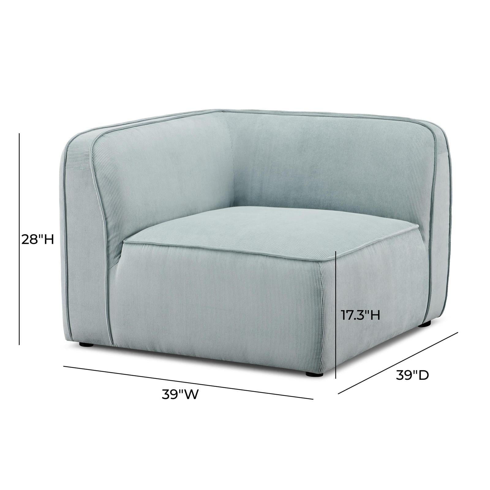 TOV Furniture Travie Performance Corduroy Velvet Chair