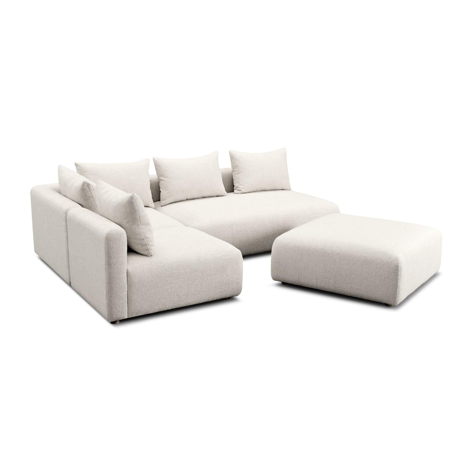 TOV Furniture Hangover 4-Piece Modular Chaise Sectional