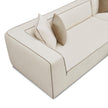 TOV Furniture Tristine 2-Piece Cream Contract-Grade Linen L-Shaped Sectional