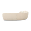 TOV Furniture Misty 3-Piece Cream Performance Boucle Modular L-Sectional