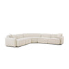 TOV Furniture Travie 5-Piece Sand Upcycled Performance Linen Modular Large L-Sectional