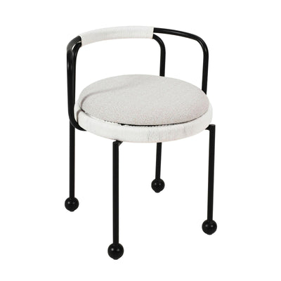 TOV Furniture Pansy Cream Outdoor Dining Chair