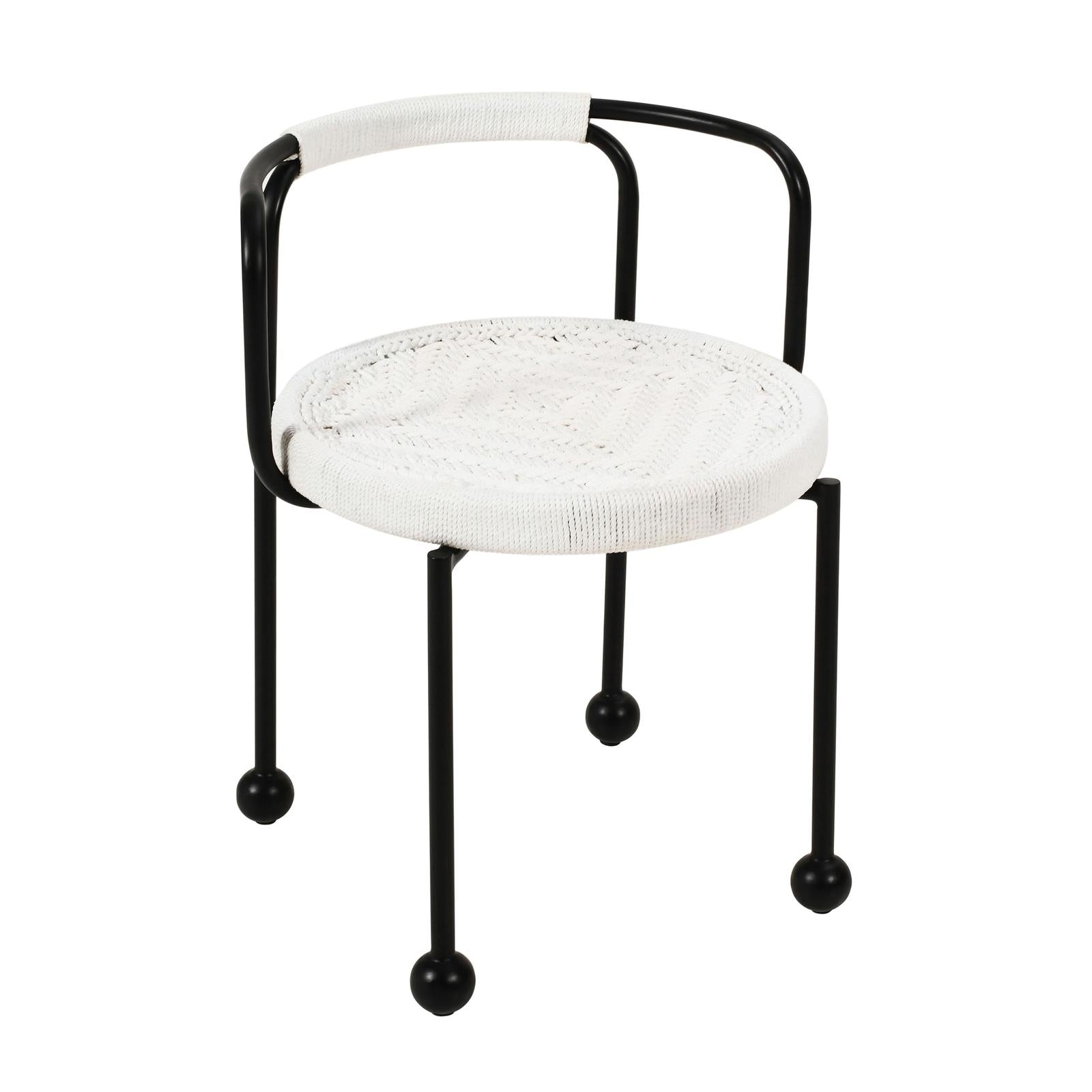 TOV Furniture Pansy Cream Outdoor Dining Chair