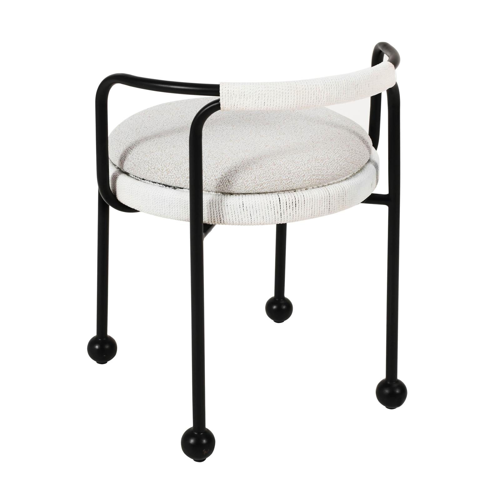 TOV Furniture Pansy Cream Outdoor Dining Chair