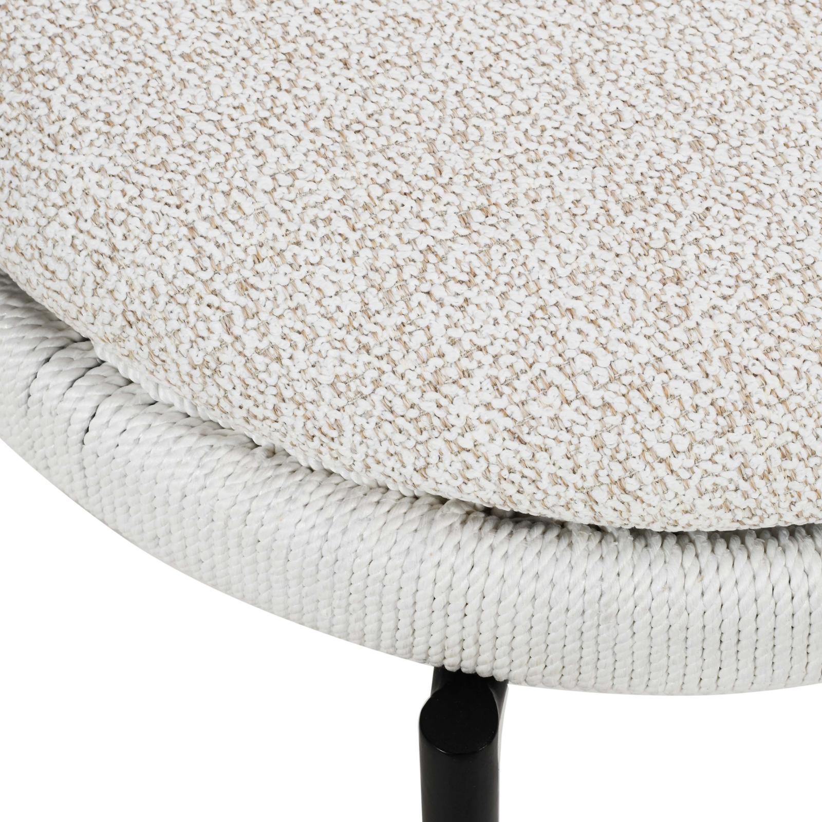 TOV Furniture Pansy Cream Outdoor Dining Chair