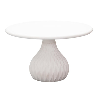 TOV Furniture Tulum Outdoor Ivory Concrete Coffee Table