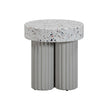 TOV Furniture Clover Faux Terrazzo Indoor / Outdoor Round Side Table