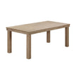 TOV Furniture Cassie Natural Rectangular Outdoor Dining Table