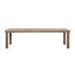 TOV Furniture Cassie Natural Rectangular Outdoor Dining Table