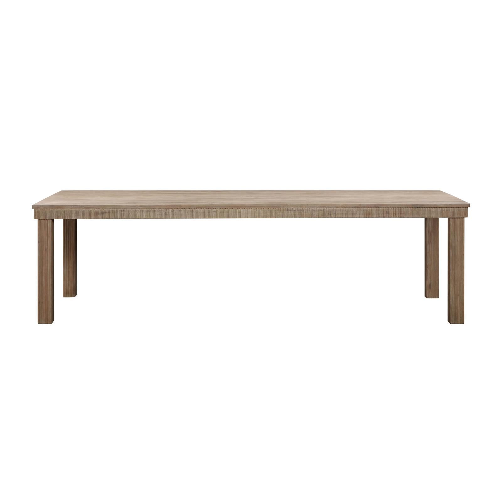 TOV Furniture Cassie Natural Rectangular Outdoor Dining Table