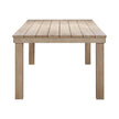 TOV Furniture Cassie Natural Rectangular Outdoor Dining Table