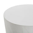 TOV Furniture Margot Light Grey Faux Plaster Indoor / Outdoor Concrete Stool