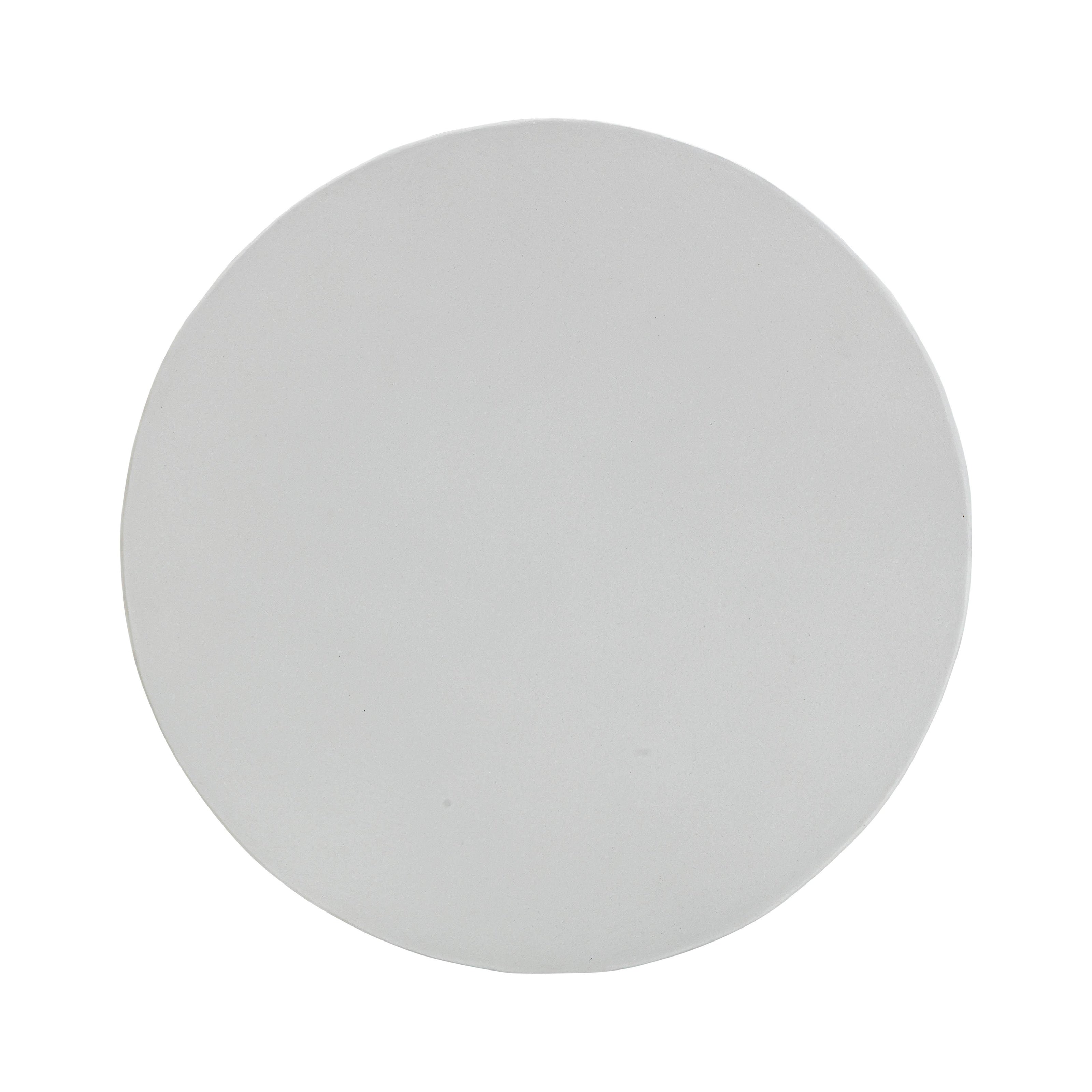 TOV Furniture Margot Light Grey Faux Plaster Indoor / Outdoor Concrete Stool