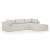 TOV Furniture Hangover 4-Piece Cream Performance Fabric Outdoor Modular Sectional