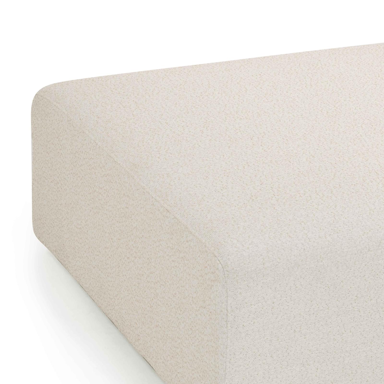 TOV Furniture Hangover Cream Performance Fabric Outdoor Ottoman