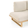 TOV Furniture Evan 2-Piece Cream Performance Fabric Outdoor L-Shaped Sectional
