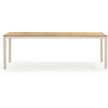 TOV Furniture Sardinia Light Teak Outdoor Rectangular Dining Table