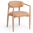 TOV Furniture Annika Textured Contract-Grade Fabric Outdoor Dining Arm Chair