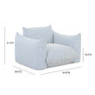 TOV Furniture Saint Tropez Stuffed Outdoor Armchair