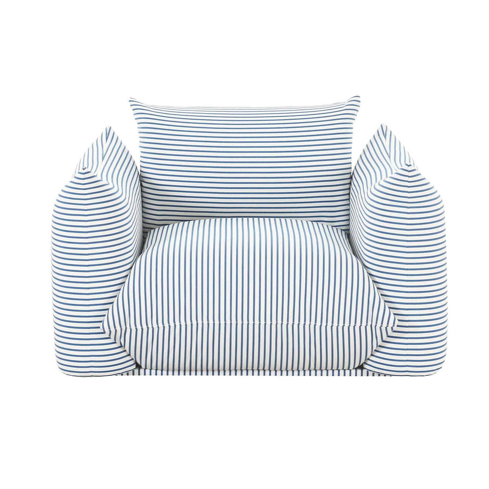 TOV Furniture Saint Tropez Stuffed Outdoor Armchair