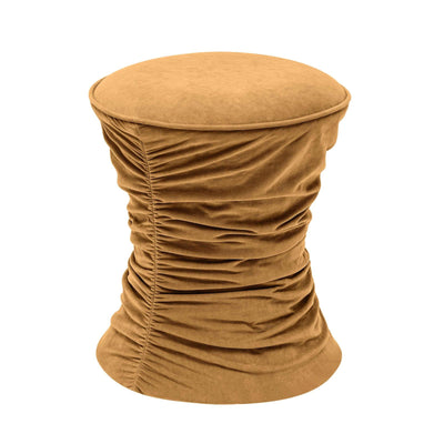 TOV Furniture Bounce Ruched Velvet Adjustable Ottoman