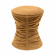 TOV Furniture Bounce Ruched Velvet Adjustable Ottoman