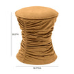 TOV Furniture Bounce Ruched Velvet Adjustable Ottoman