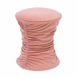 TOV Furniture Bounce Ruched Velvet Adjustable Ottoman