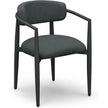 TOV Furniture Annika Textured Contract-Grade Fabric Outdoor Dining Arm Chair