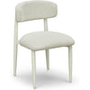 TOV Furniture Annika Textured Contract-Grade Fabric Outdoor Dining Side Chair