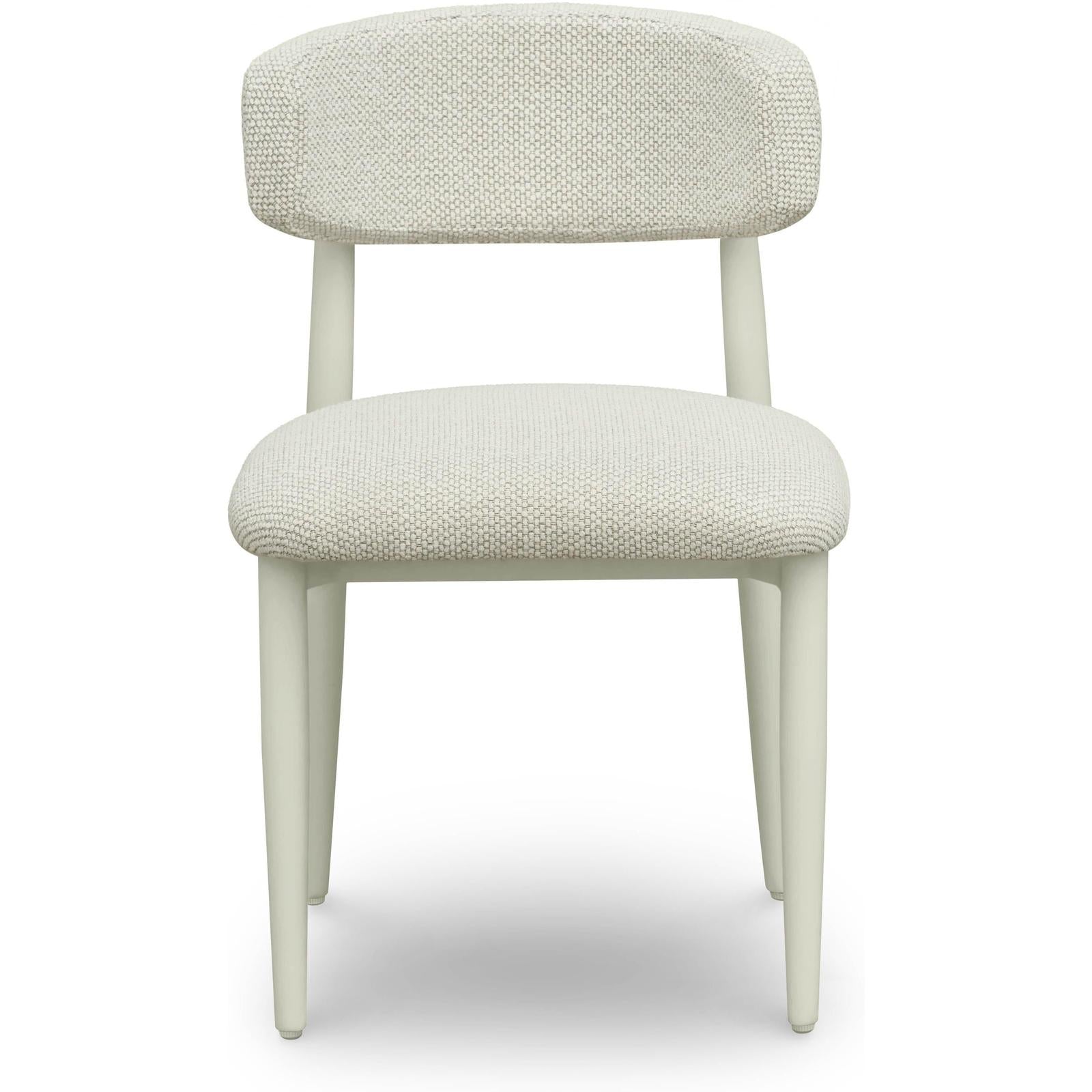 TOV Furniture Annika Textured Contract-Grade Fabric Outdoor Dining Side Chair