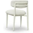 TOV Furniture Annika Textured Contract-Grade Fabric Outdoor Dining Side Chair