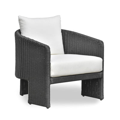 TOV Furniture Alexa Rattan Performance Fabric Outdoor Accent Chair