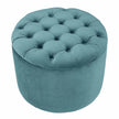 TOV Furniture Queen Performance Velvet Round Storage Ottoman
