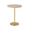 TOV Furniture Fiona Gold Stone Side Table