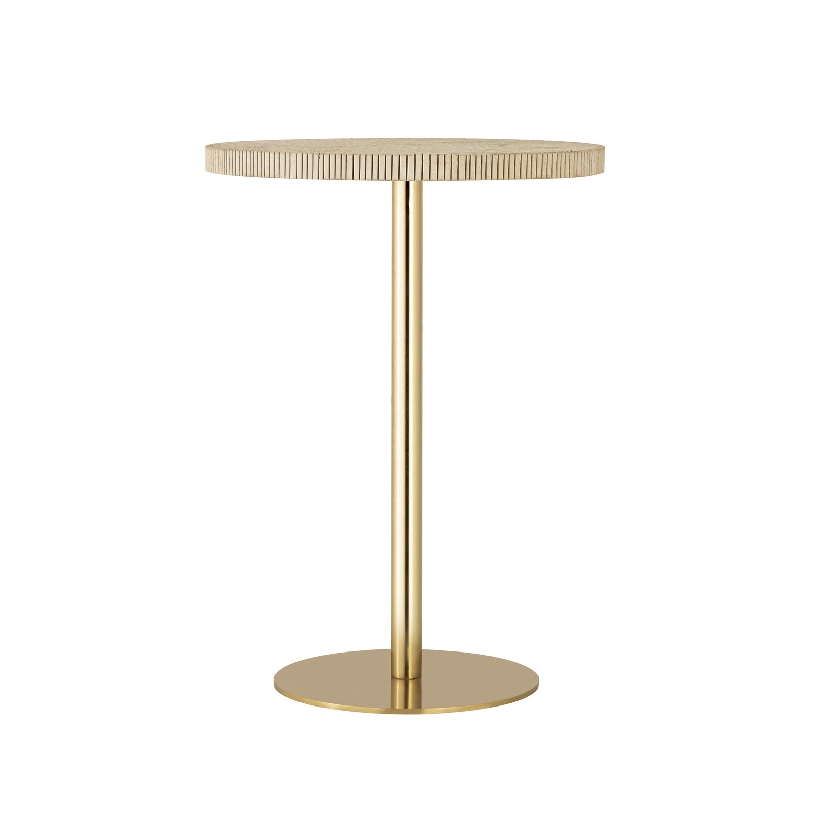 TOV Furniture Fiona Gold Stone Side Table