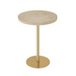 TOV Furniture Fiona Gold Stone Side Table