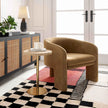 TOV Furniture Fiona Gold Stone Side Table