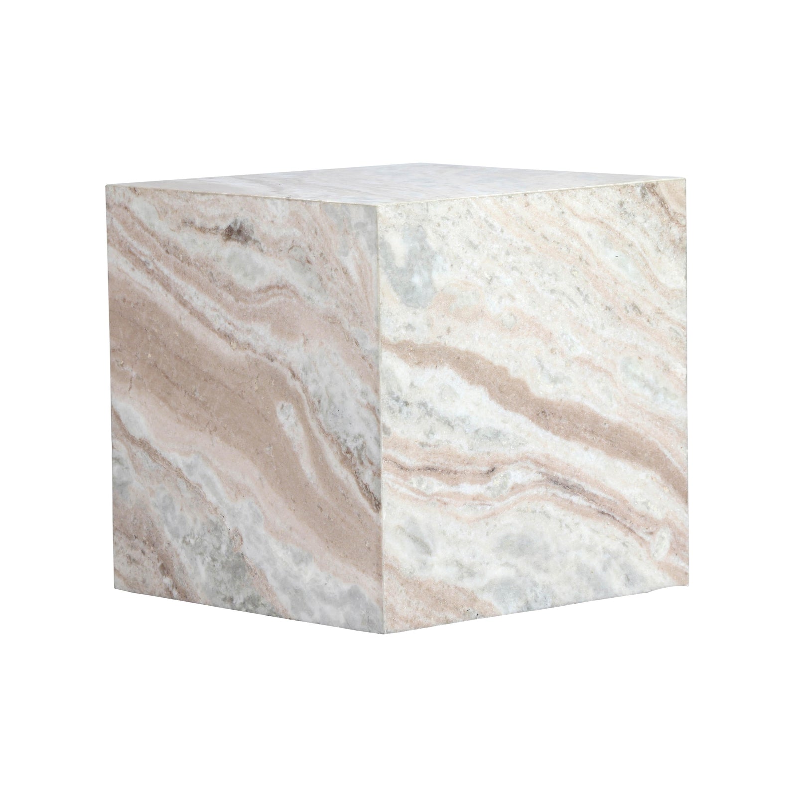 TOV Furniture Keira Marble Side Table