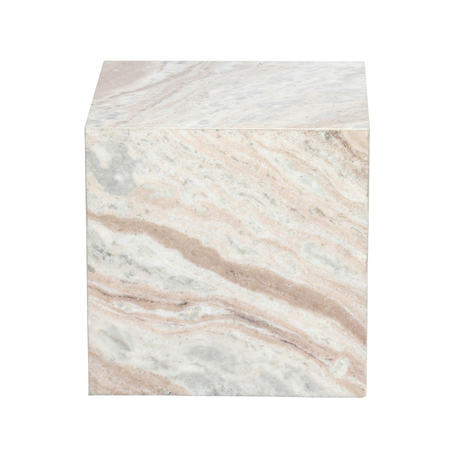 TOV Furniture Keira Marble Side Table