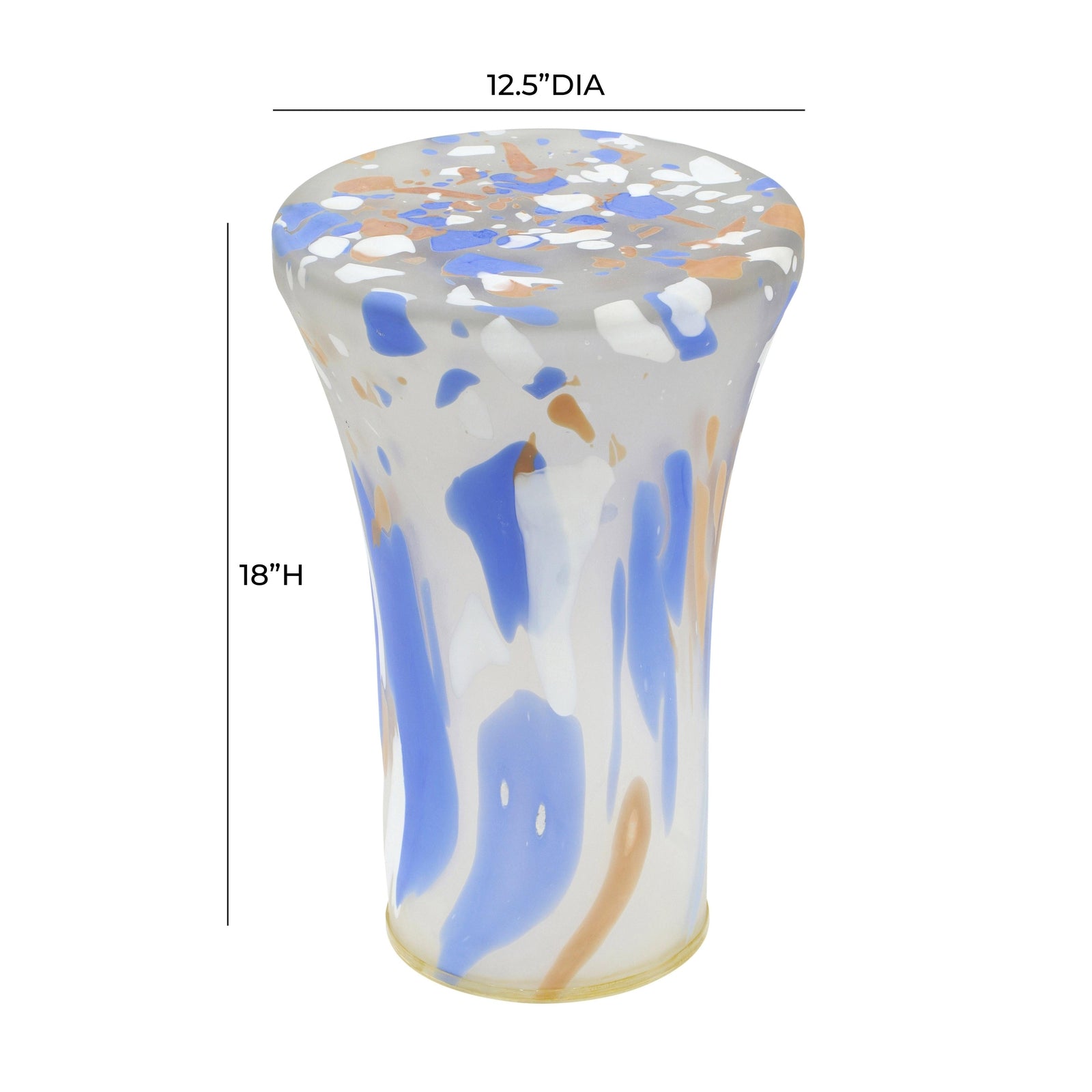 TOV Furniture Journee Glass Side Table