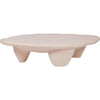 TOV Furniture Athen Nude Faux Stone Coffee Table