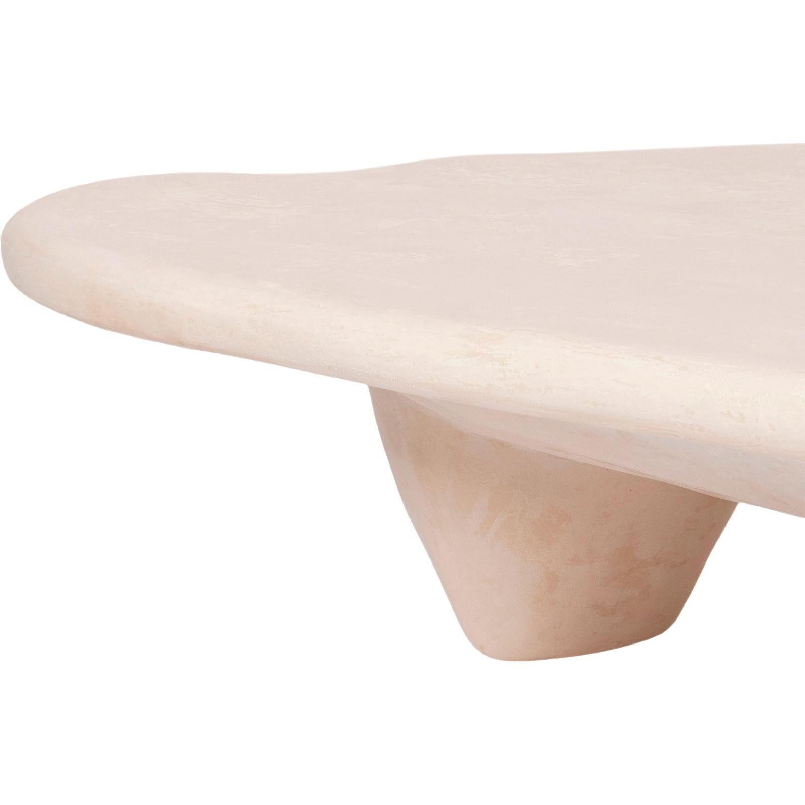 TOV Furniture Athen Nude Faux Stone Coffee Table