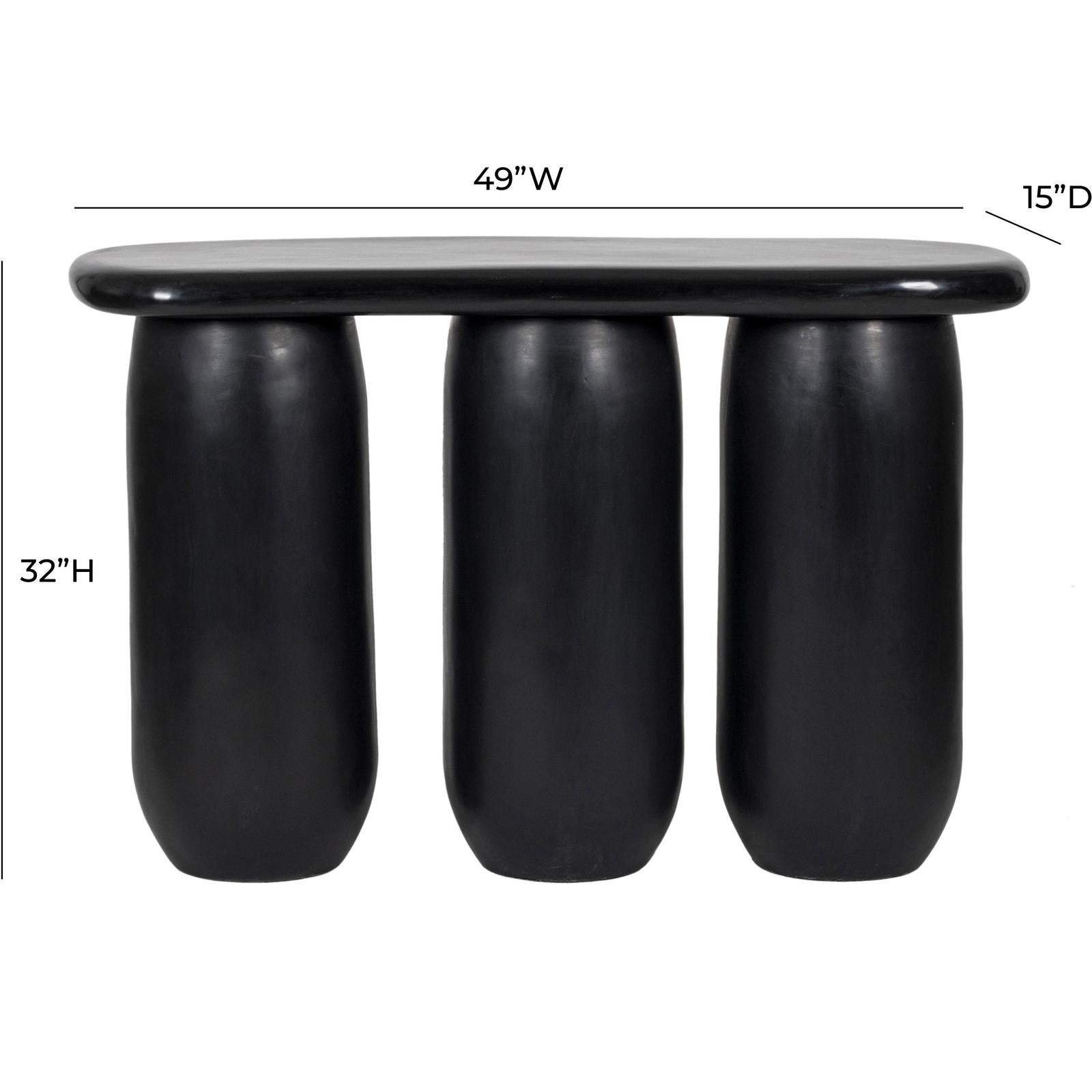 TOV Furniture Rahul Textured Console Table