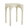 TOV Furniture Skully Cream Textured Side Table