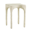 TOV Furniture Skully Cream Textured Side Table