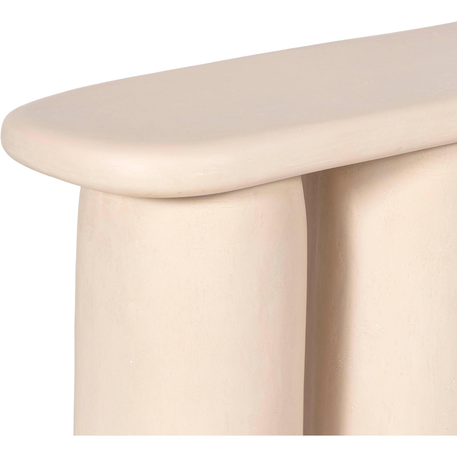 TOV Furniture Rahul Textured Console Table