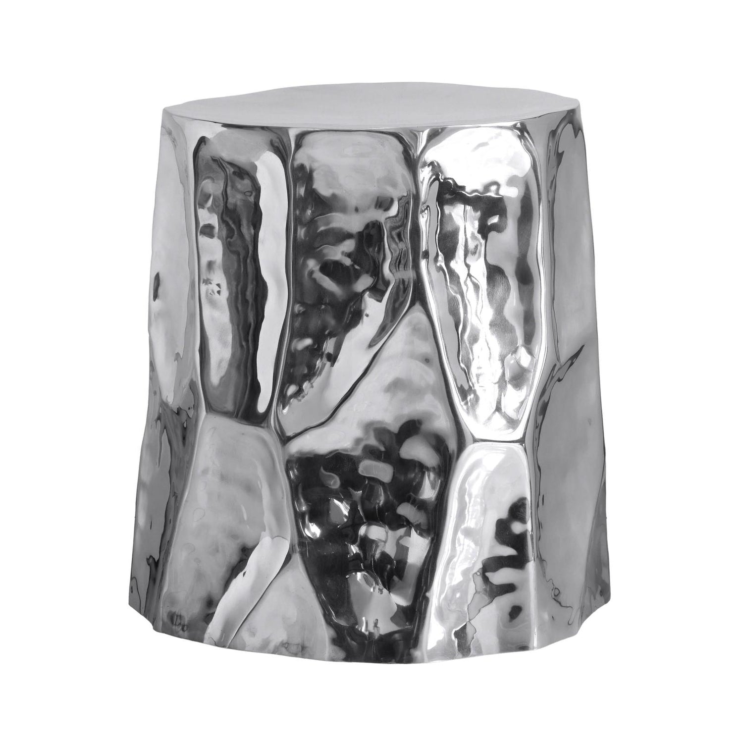 TOV Furniture Forma Chrome Side Table